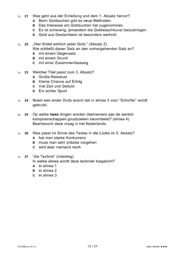 Duits Eindexamens Vmbo Gltl (Opgaven) - Eindexamens.nu - Examens Mavo Rooster Examens 2018 Cito Examens Voorbeeld Examen Examens Duits Eindexamen Vragen Leiden Eindexamen