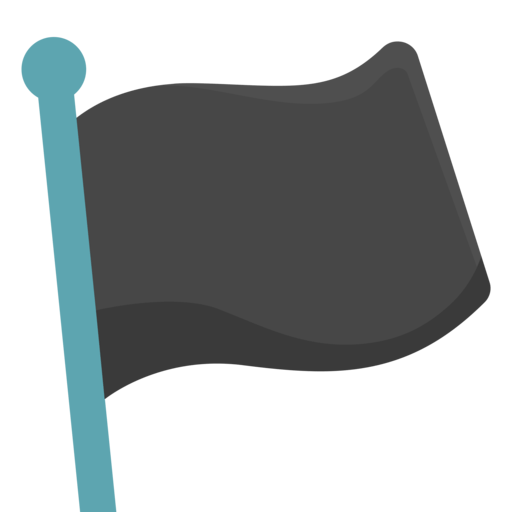 🏴 Drapeau Noir Emoji Copier & Coller Signification & Images