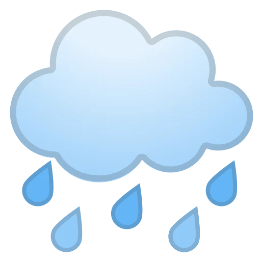 10 Rain Emoji