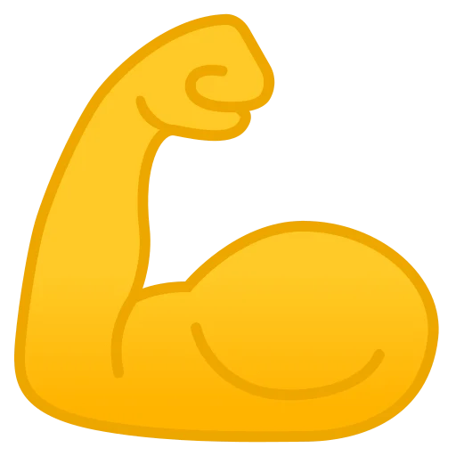 💪 Flexed Biceps Emoji