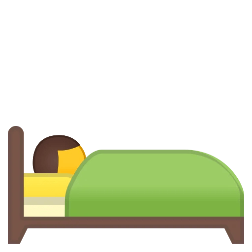 🛌 im Bett liegende PersonEmoji