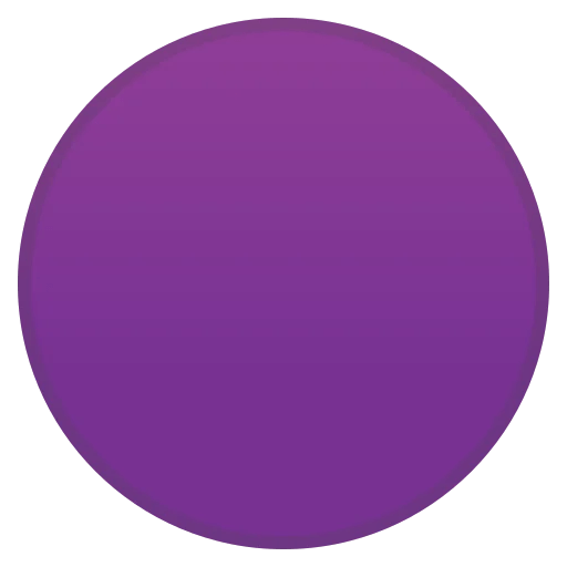 🟣 Disque Violet Emoji