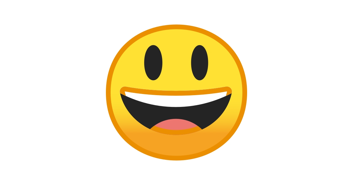 😃 Cara Sonriendo Con Ojos Grandes Emoji