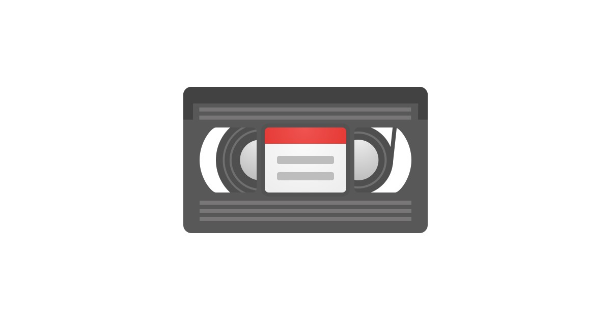 Videocassette [1f4fc] Emoji Meaning, Images And Uses 591