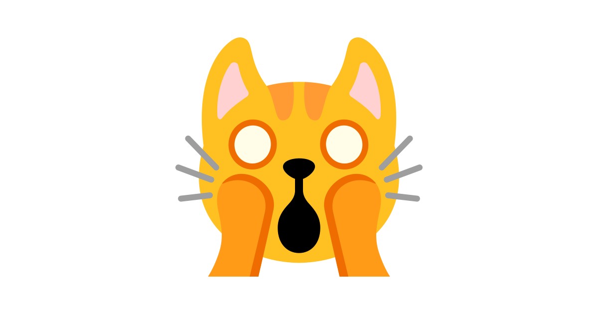 🙀 Weary Cat Emoji