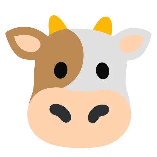 🐮 Cow Face Emoji