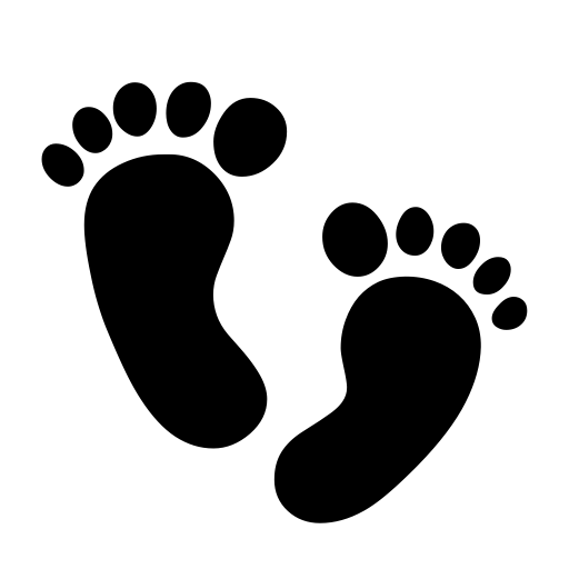 👣 Huellas De Pies Emoji