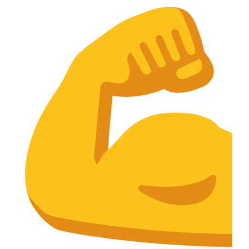 💪 angespannter BizepsEmoji