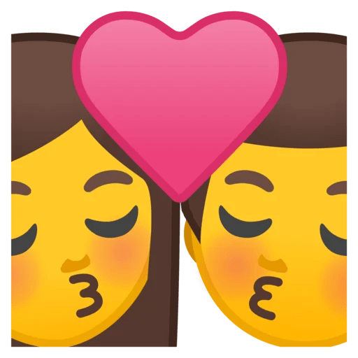 💏 sich küssendes PaarEmoji