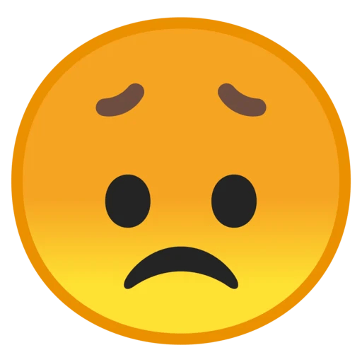 😞 enttäuschtes GesichtEmoji