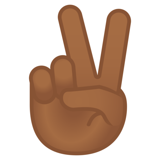 🏾 Victory Hand MediumDark Skin Tone Emoji