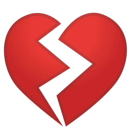 💔 Coração Partido Emoji