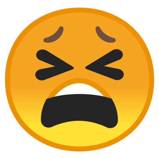 😫 Cara Cansada Emoji