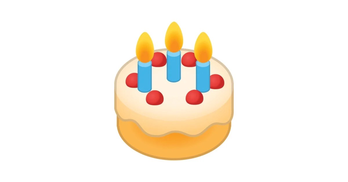🎂 Gâteau D’anniversaire Emoji