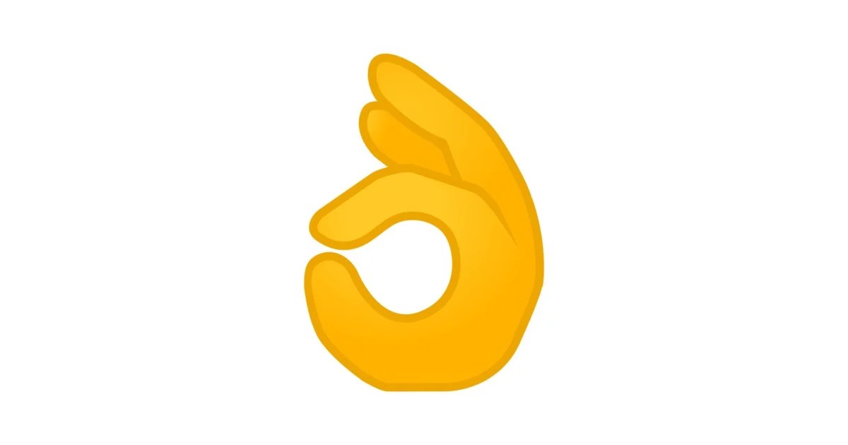 👌 OK Hand Emoji