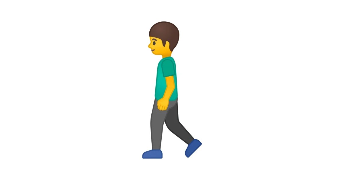 🚶 Person Walking Emoji