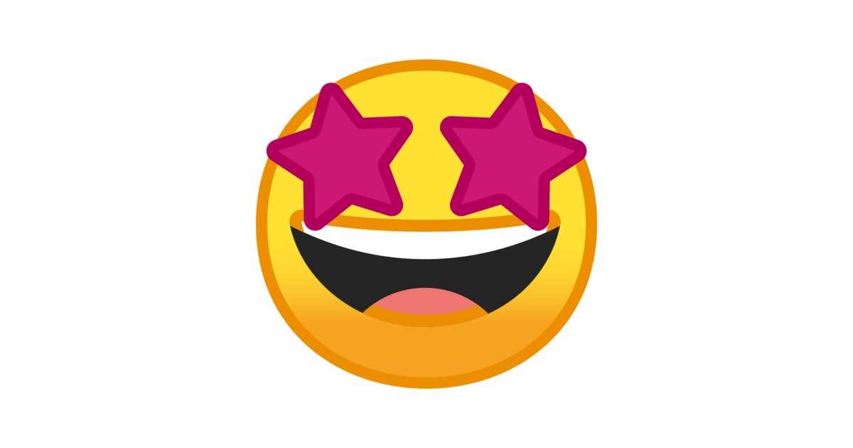 🤩 Cara Sonriendo Con Estrellas Emoji "Cara Chiflada Por Los Ídolos"