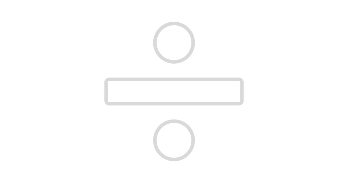 Signo De División Emoji