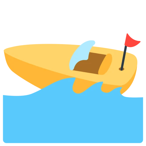 🚤 Speedboat Emoji