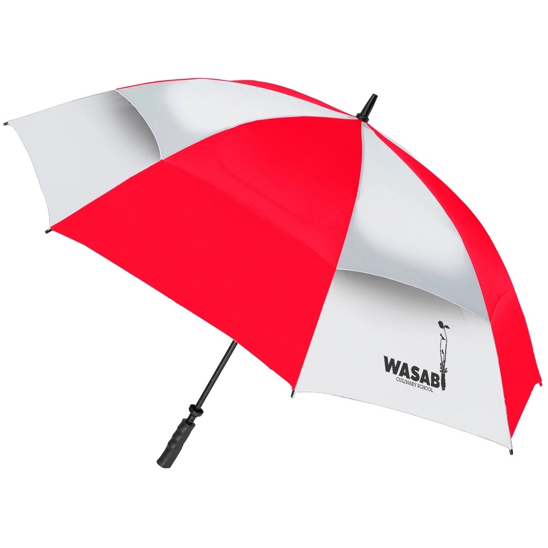 TwoTone Deluxe Vented Golf Custom Umbrella 62 Custom Umbrellas