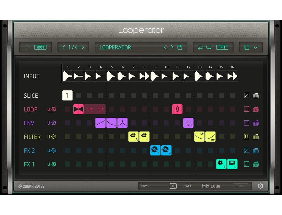Sugar Bytes Looperator MultiEffect VST Plugin Reviews & Prices