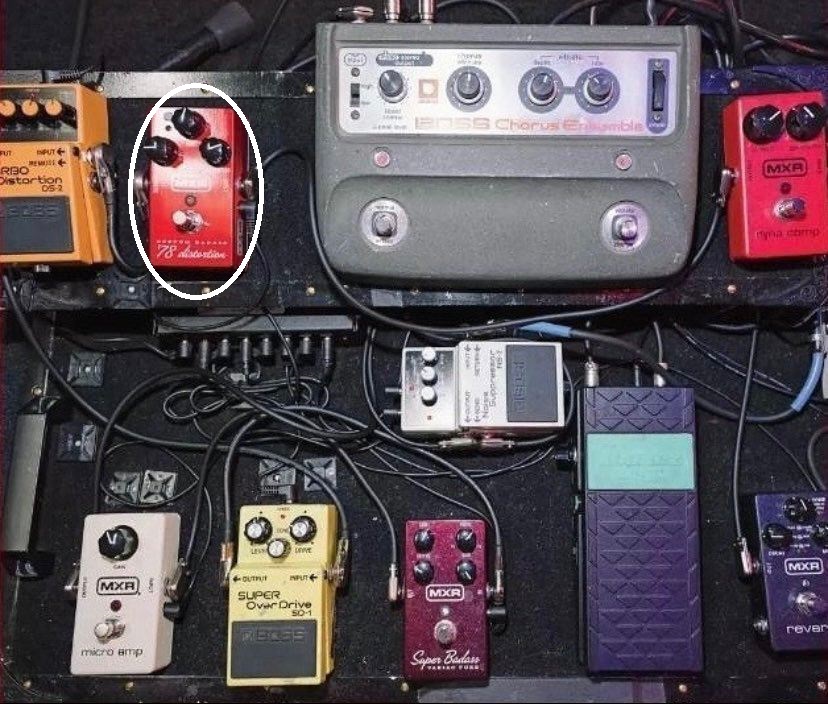 John Frusciante's Gear, Guitars, Pedalboard & Amps Equipboard