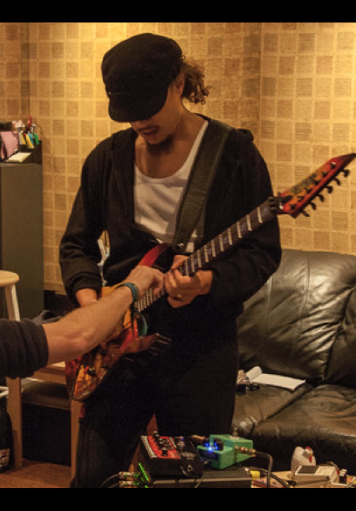 Kirk Hammett's Effects Pedals Equipboard