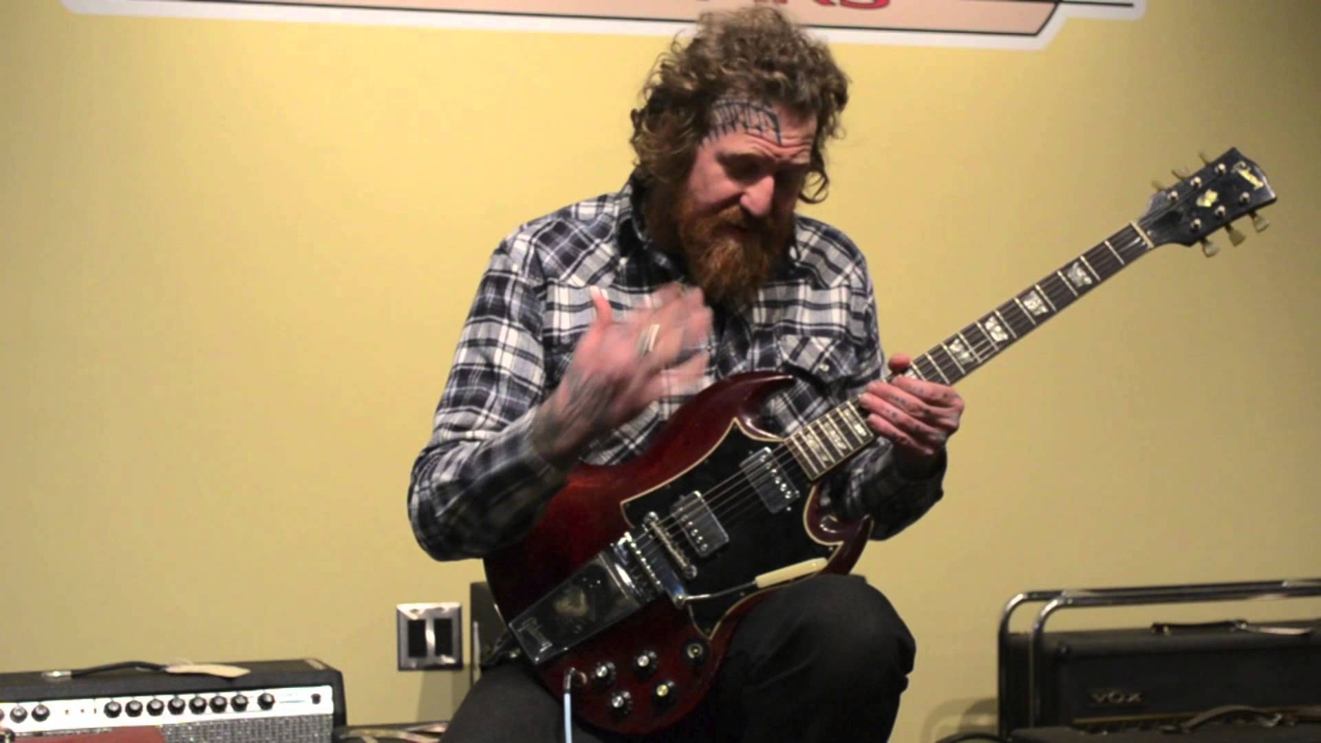Brent Hinds' Guitars Equipboard