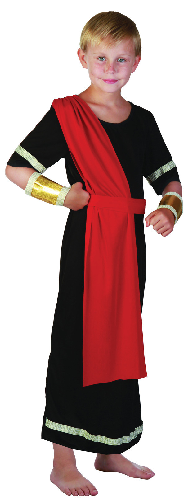 Julius Caesar Boys Roman Toga Greek Grecian Fancy Dress Childs Costume