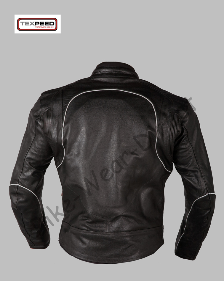 Texpeed Mens Leather Racing Jacket Leather Jackets Bike Wear Direct