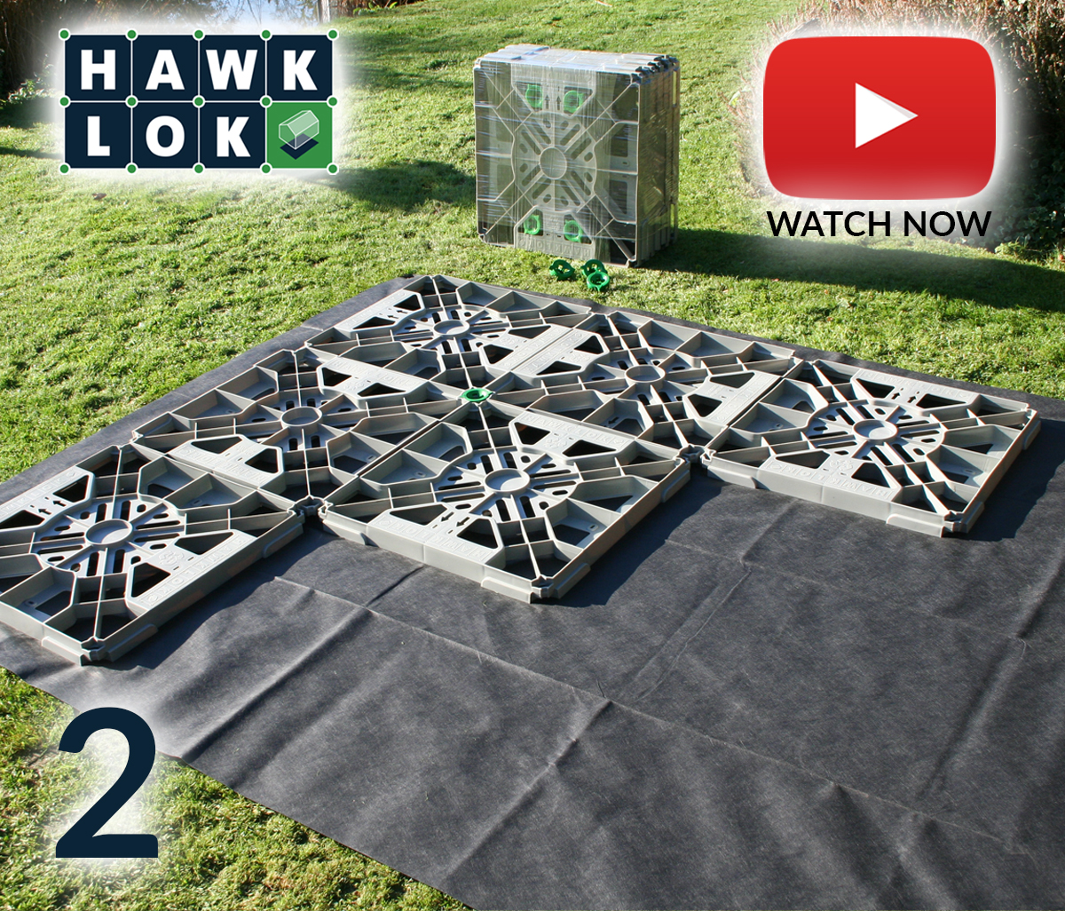 HAWKLOK SHED BASE KIT FOR GARDEN SHED/BUILDING ( ALL SIZES) + MEMBRANE