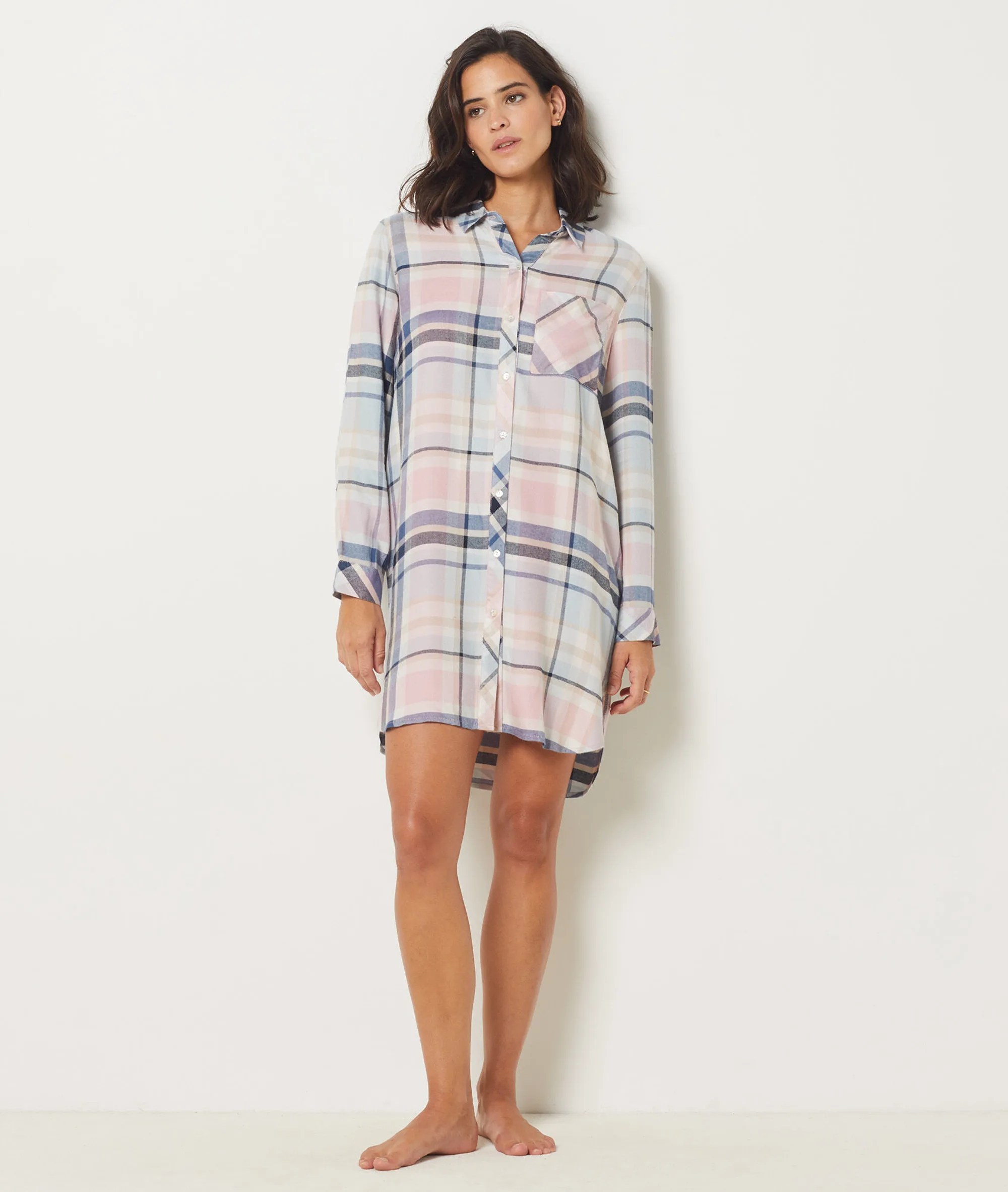 Plaid nightgown ODEN ROSE ETAM