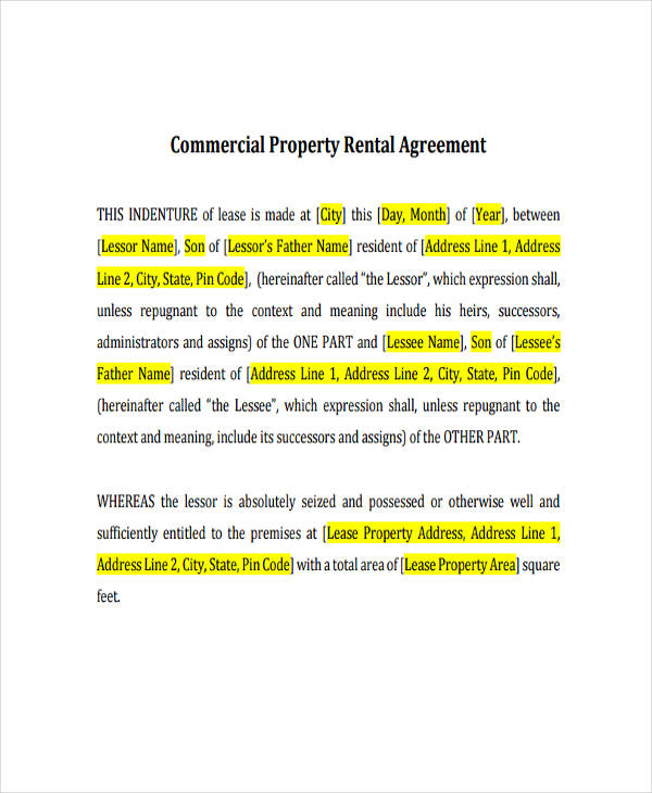 Commercial Agreement 46+ Examples, Format, Google Docs, Word, Pages, Pdf