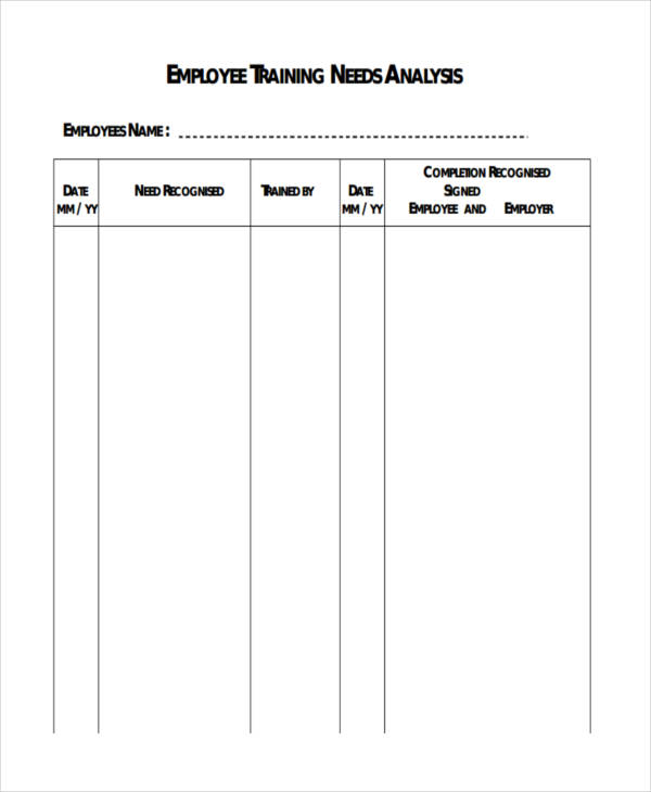 Needs Analysis 50+ Examples, Format, How to Do, Pdf