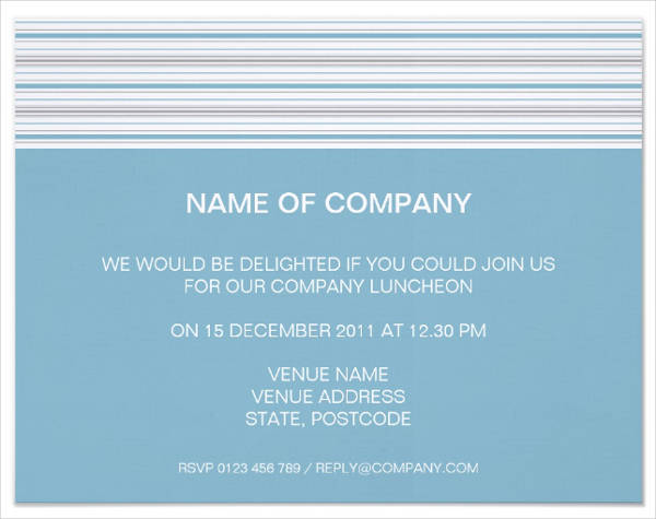 FREE 22+ Lunch Invitation Designs & Examples in PSD Word Pages