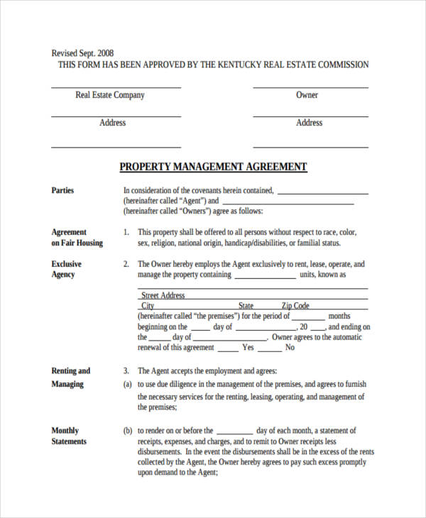 64+ Management Agreement Examples in PDF Google Docs MS Word