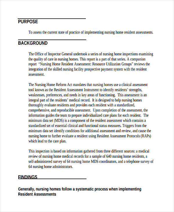 FREE 32+ Nursing Assessment Examples in PDF DOC Examples