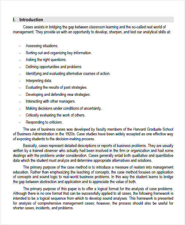 22+ Business Analysis Examples in PDF MS Word Pages Google Docs