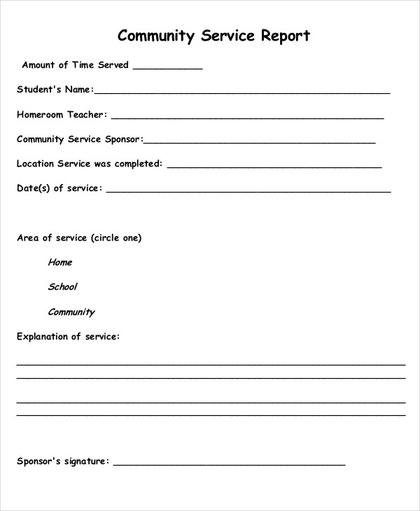 Service Report 16+ Examples, Format, Pdf Examples