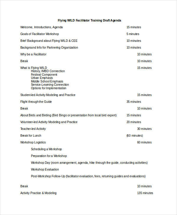 Agenda in PDF 26+ Examples, Format, Sample Examples