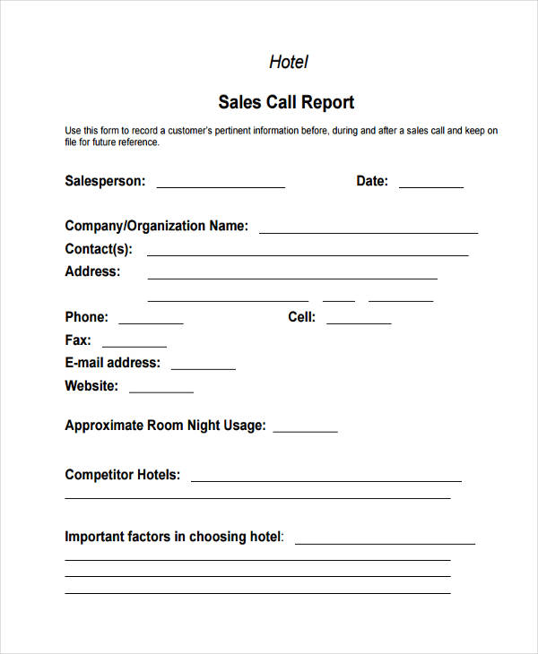 Sales Report 45+ Examples, Word, Pages, PDF