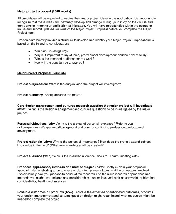 How To Draft A Proposal For A Project How to Write a Business