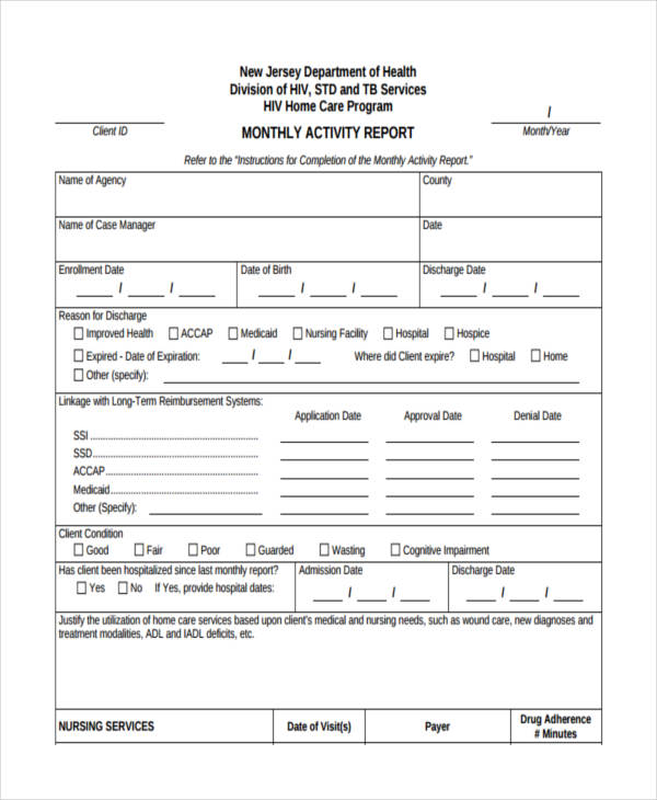 Activity Report 28+ Examples, Format, Pdf