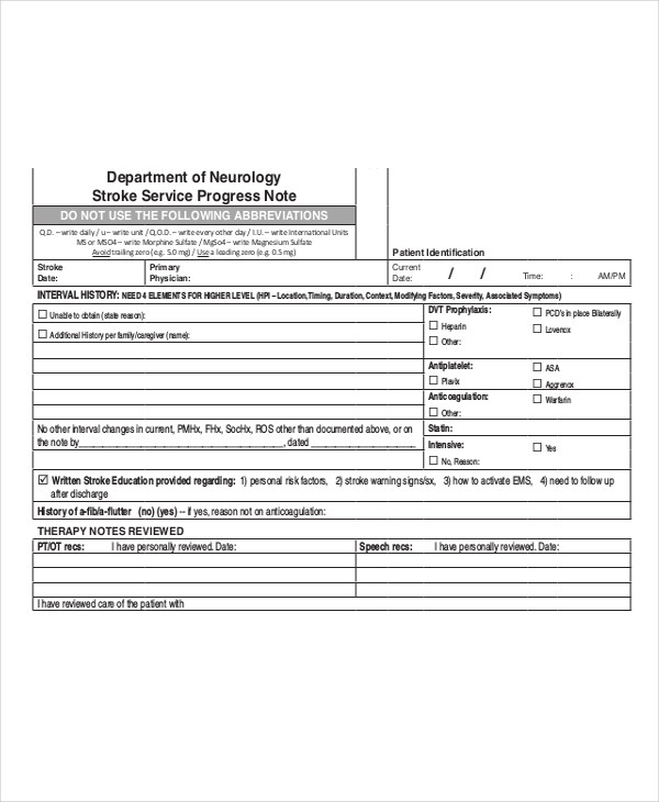FREE 18+ Progress Note Examples & Samples in PDF DOC Examples