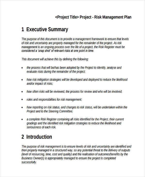 Management Plan 57+ Examples, Word, Pages, Google Docs, How to Write, PDF