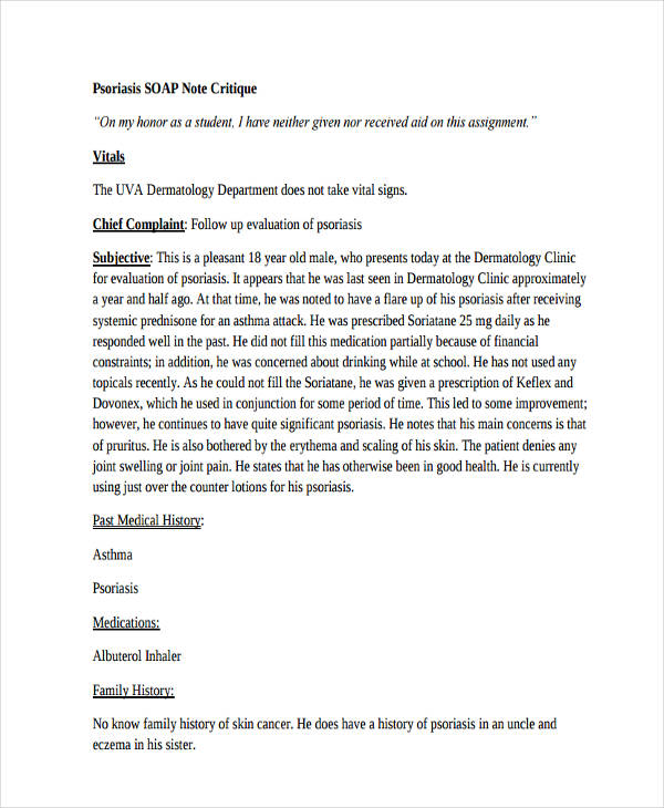 FREE 19+ SOAP Note Examples in PDF Examples