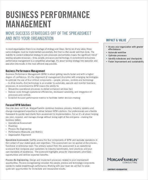FREE Performance Management Examples 7+ Samples in PDF Examples