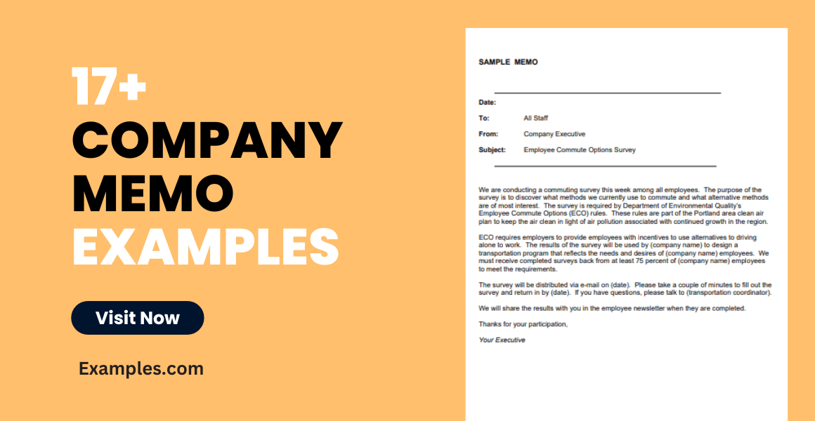 Company Memo 17+ Examples, Format, How to Make, Pdf