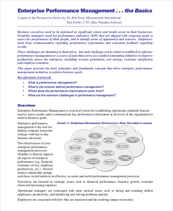 FREE Performance Management Examples 7+ Samples in PDF Examples