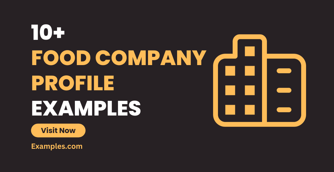 Food Company Profile 10+ Examples, Format, How to Make, PDF
